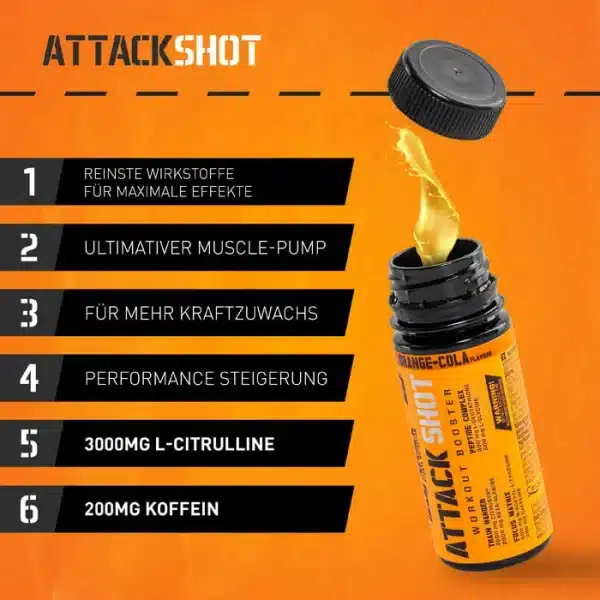 پمپ اتک شات بادی اتک|BODY ATTACK-attack shot 60ml - Image 2