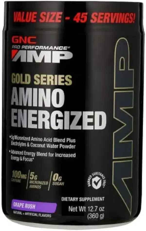آمینو گلد انرژی 360 گرم جی ان سی|GNC PRO PERFORMANCE AMP GOLD AMINO ENERGIZED