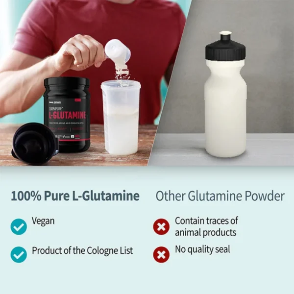 گلوتامین بادی اتک 100% خالص 400 گرم
