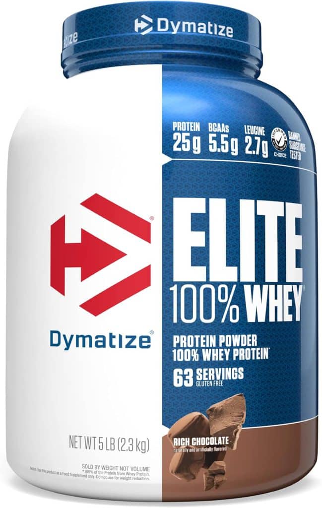 پروتئین وی 100% الیت دایماتیز|dymatize elite 100% whey protein