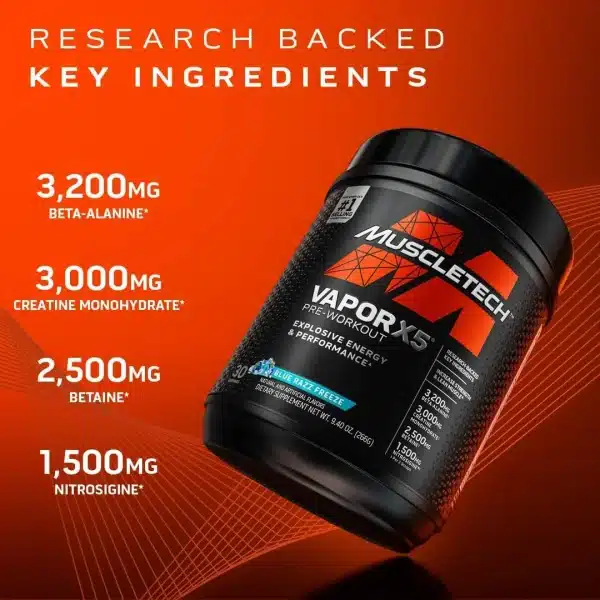پمپ ویپر(vepor) ماسل تک 266 گرم|muscletech vapor x5 266g