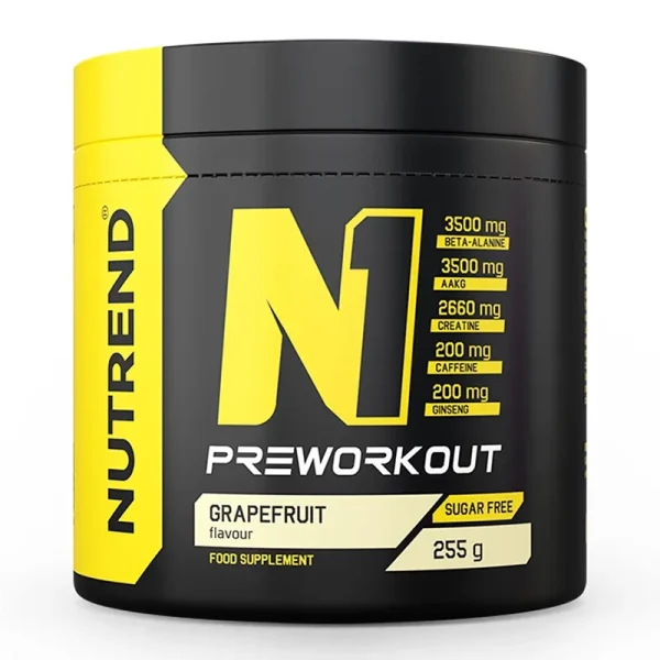 پمپ 255 گرم ناترند N1|nutrend n1 pre-workout-300-g