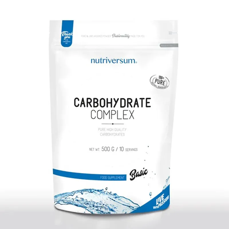 کربوخالص کامپلکس ناتریورسام 500 گرمی|nutriversum-basic-carbohydrate-complex-500g