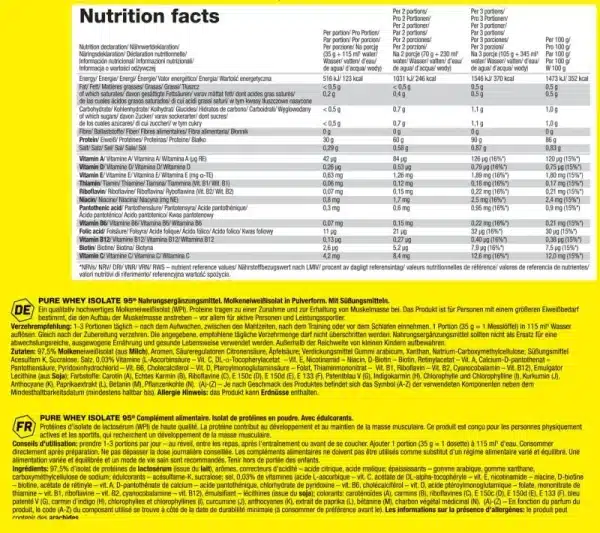 پیور وی ایزوله الیمپ|olimp Pure Whey Isolate 95 - 2200 گرم