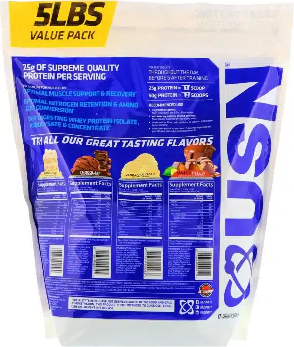 وی 100% پریمیوم یو اس ان | USN 100% WHEY PREMIUM PROTEIN - Image 2