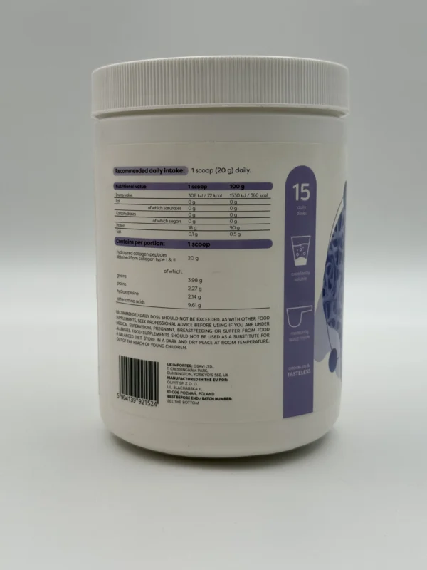 کلاژن هیدرولیز نوع 1&3 اوساوی | OSAVI Collagen, Hydrolyzed type I & III collagen - Image 2