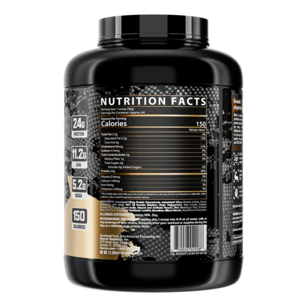 پروتئین وی ناترکس پریمیوم|Nutrex 100% Premium Whey Protein - تصویر 2
